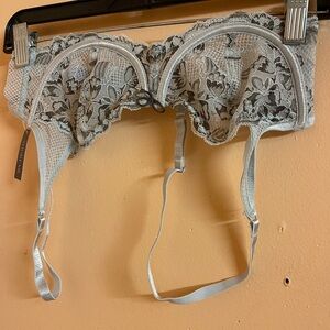 Adore Me Lace Bra New With Tags 34C Gray